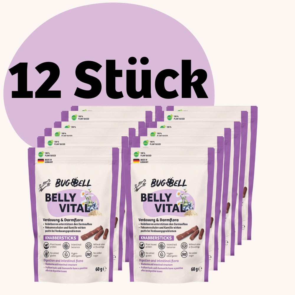 Pflanzliche Knabbersticks für den Hund