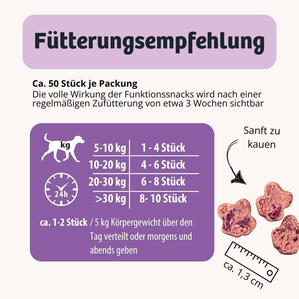 Weiche Hundeleckerli BellyVital - Verdauung & Darmflora