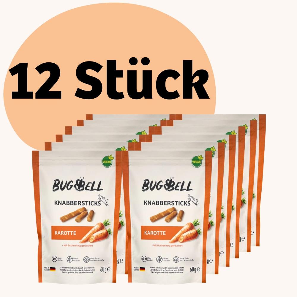 12 mal Knabberstick Karotte