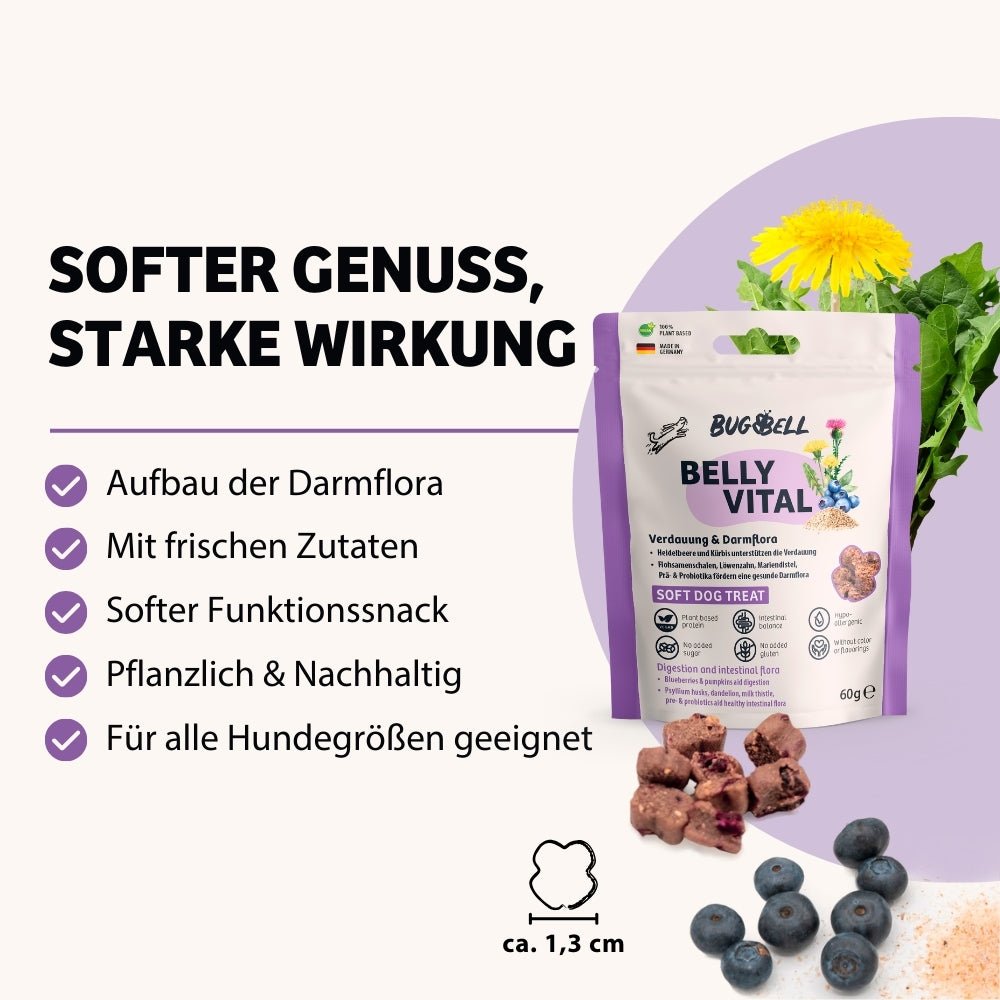Vorteile weiche Hundeleckerli BellyVital