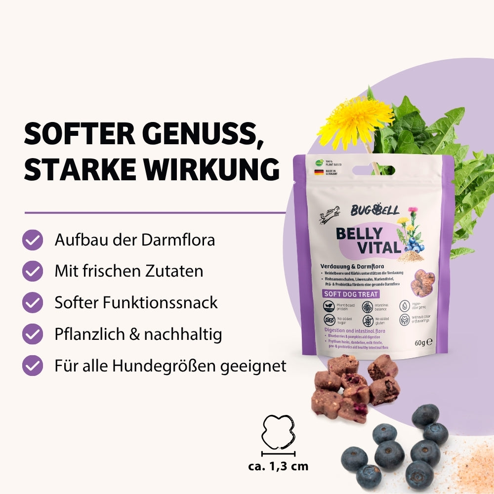 Vorteile weiche Hundeleckerli BellyVital