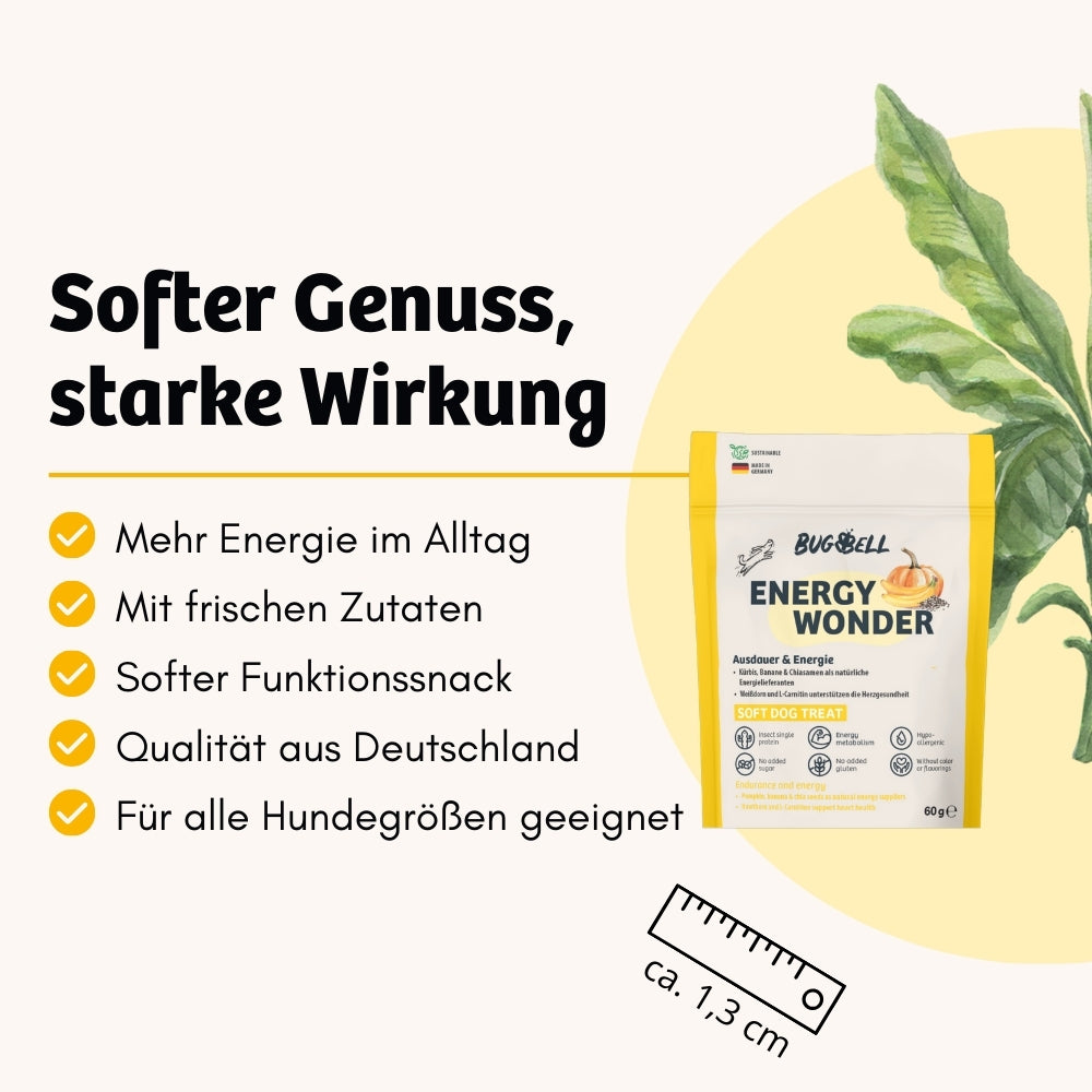 Weiche Hundeleckerli EnergyWonder - Ausdauer & Energie