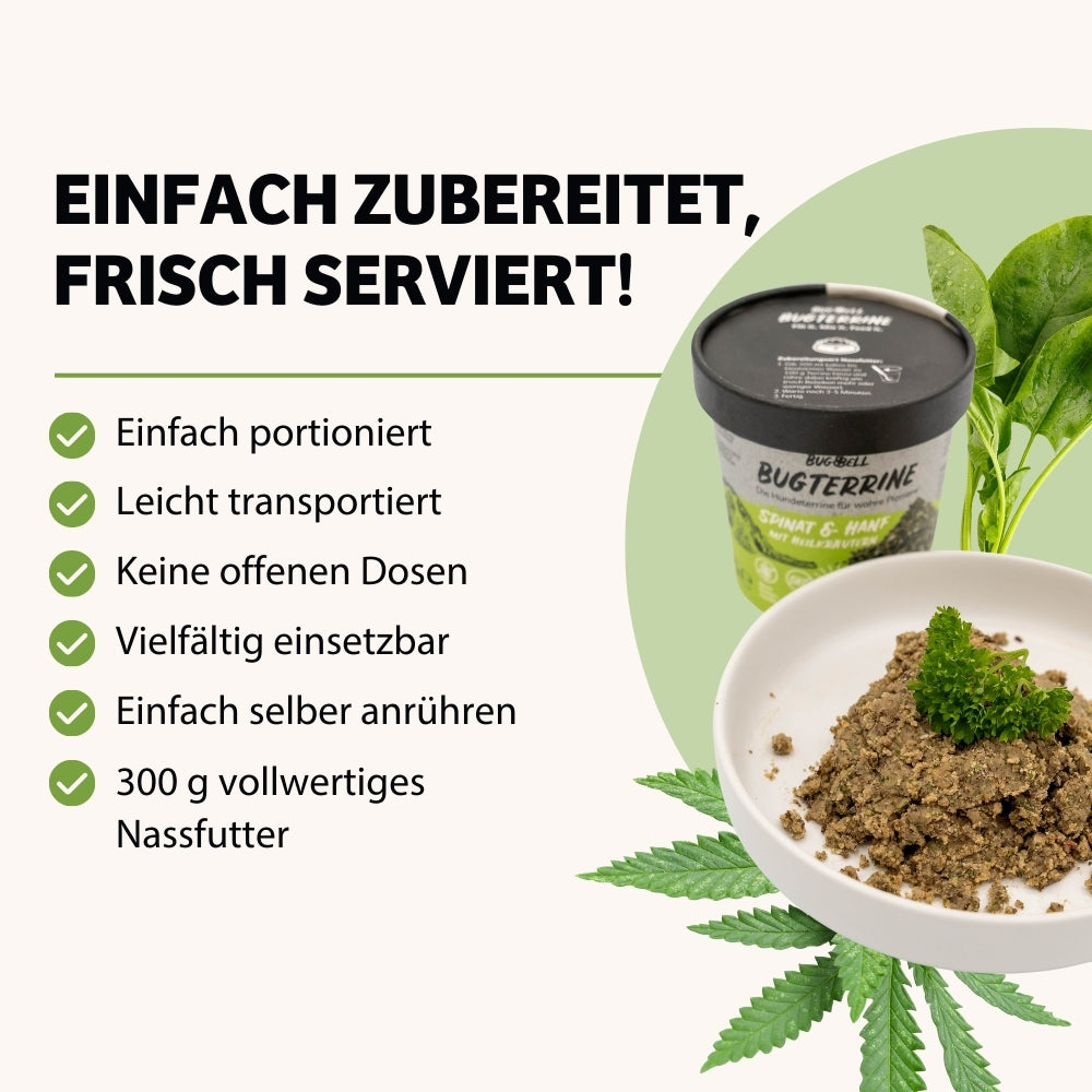 Nassfutter zum Anrühren Bulletpoints MagicRelax