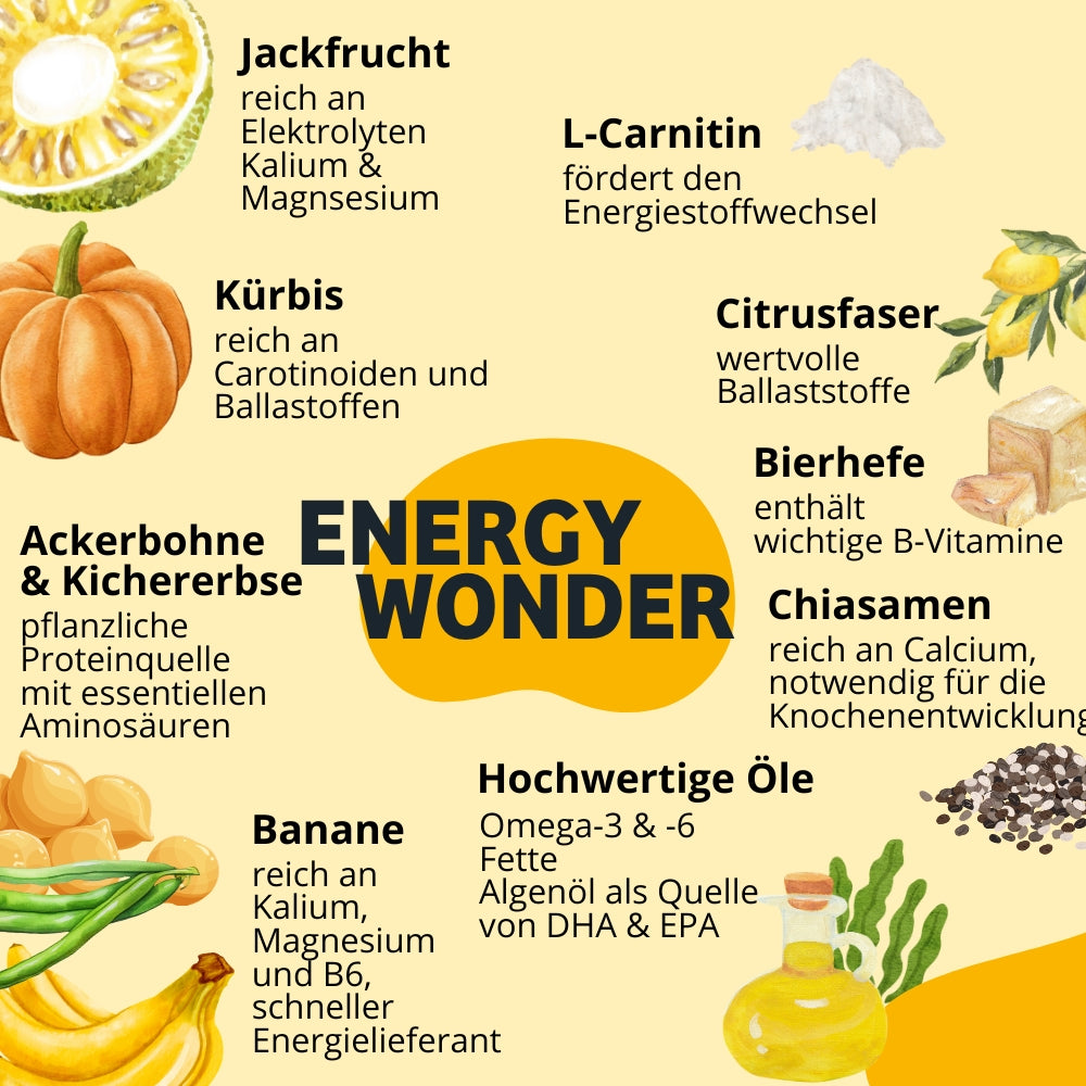Zutaten EnergyWonder Nassfutter Vegan
