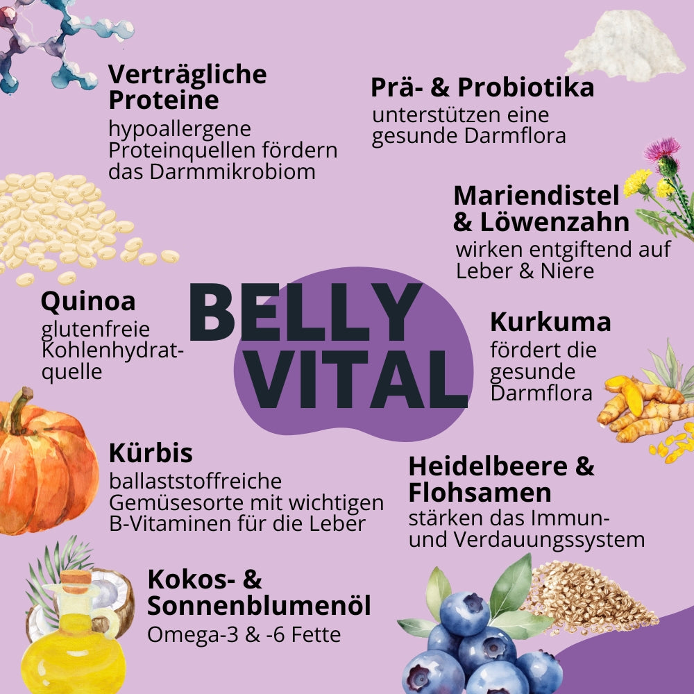 Zutaten BellyVital Trockenfutter
