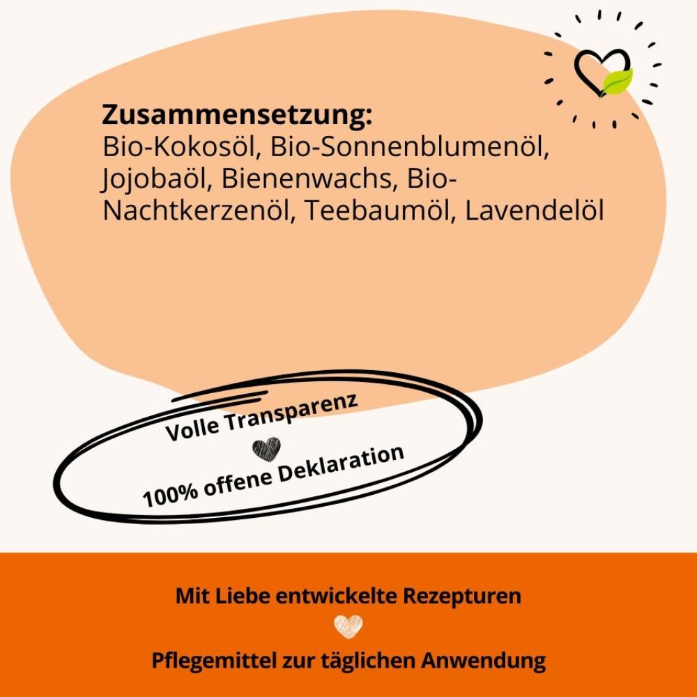 Natürliches Pfotenbalsam Haut & Fell für Hunde