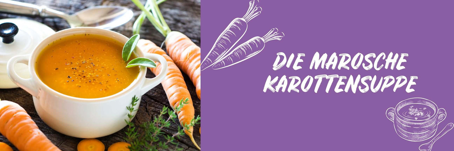 Marosche Karottensuppe für den dog bei digestionsproblemen