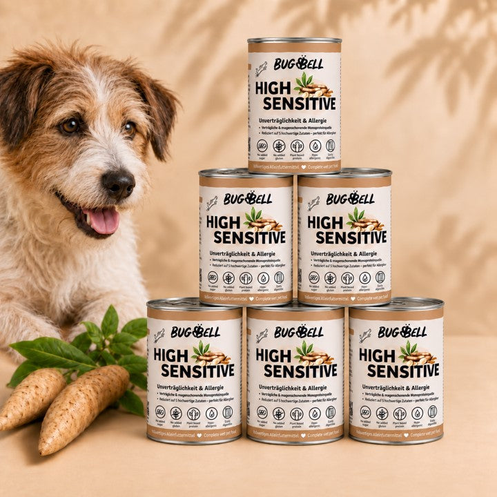 Angebot BugBell für sechser Bundle Nassfutter HighSensitive
