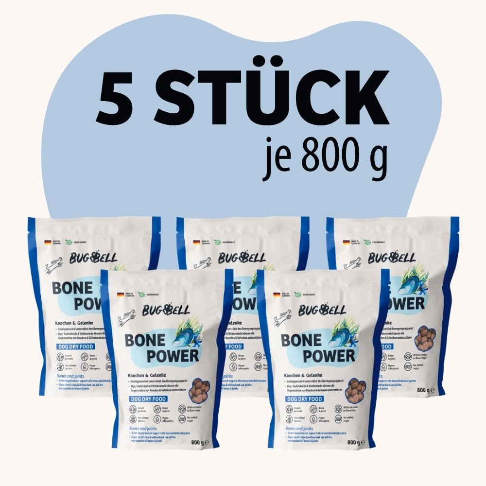 5er Bundle Dry dog food BonePower