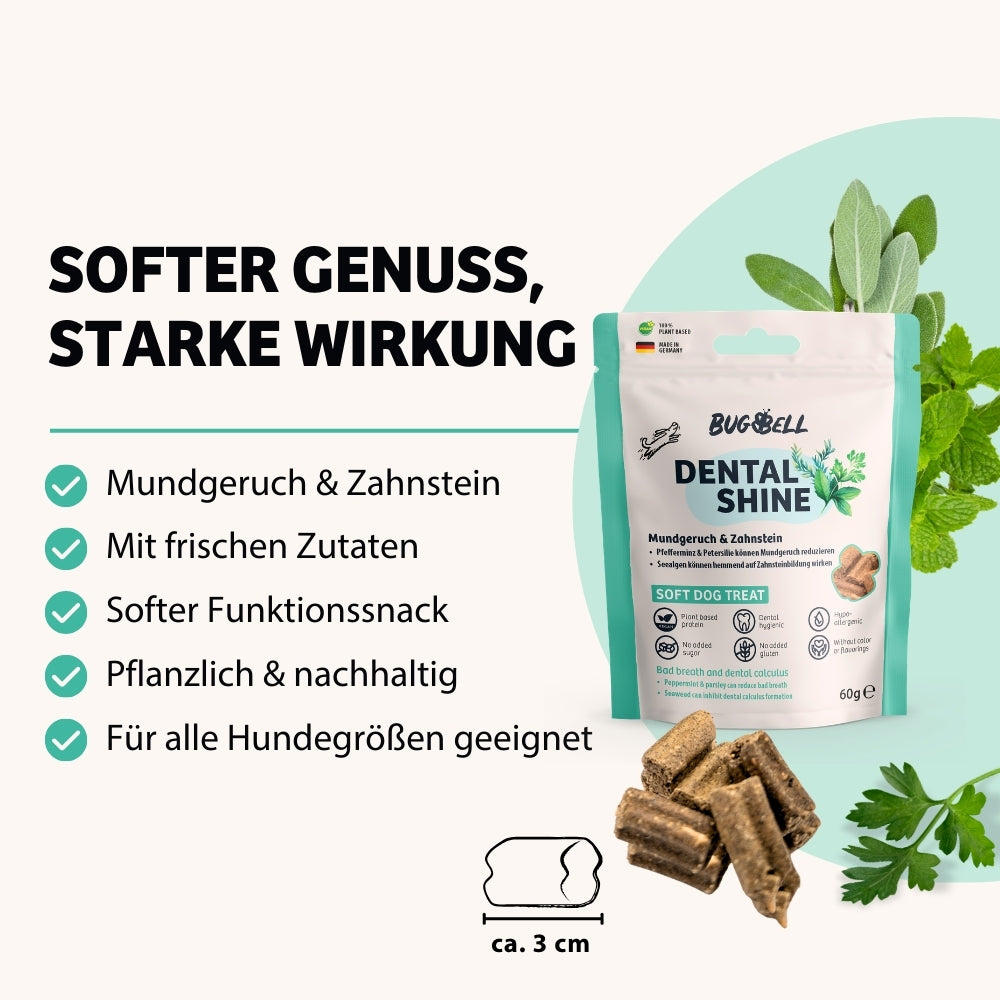 Funktionaler Snack fr Hunde zur Zahnpflege bei Zahnstein & Mundgeruch Funktionaler Snack fr Hunde zur Zahnpflege bei Zahnstein & Mundgeruch