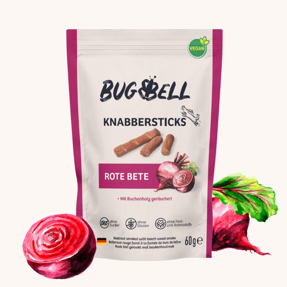 Hunde Snack, Kaustange mit rote Beete