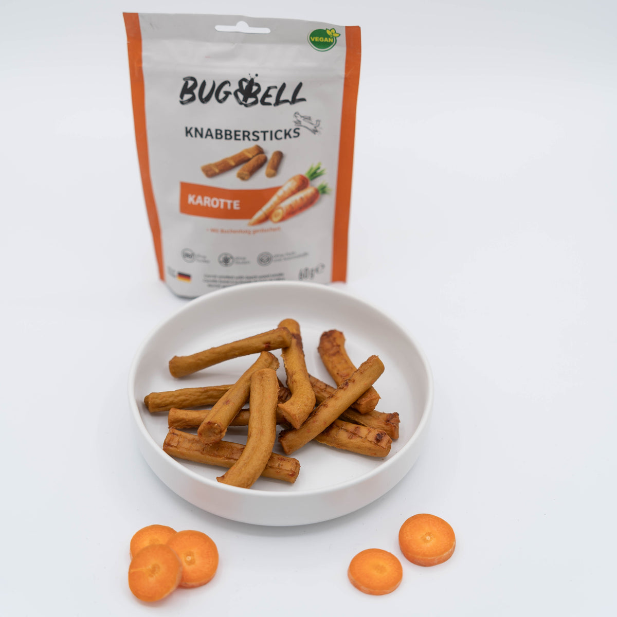 Soft snack sticks - carrot