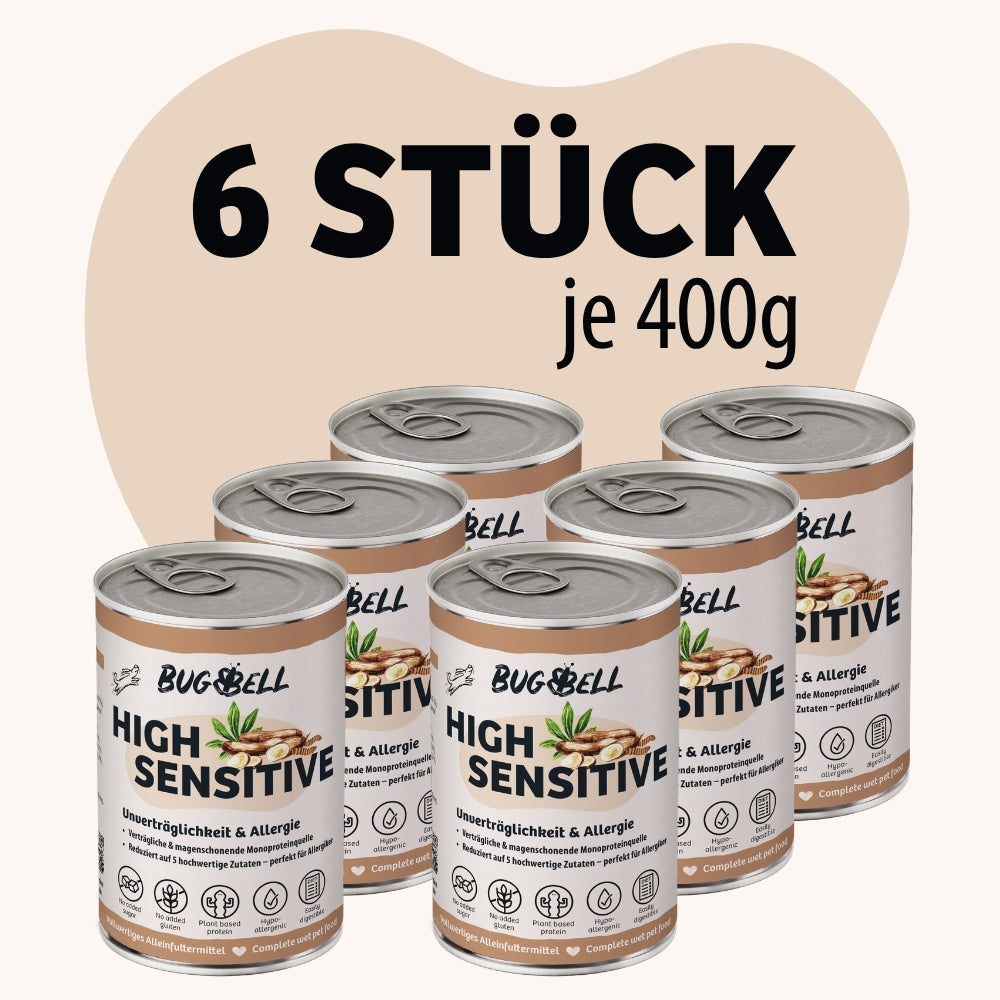 6er Nassfutter HighSensitive für Allergiker