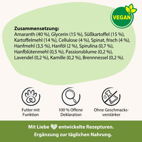 Zusammensetzung weiche Hundeleckerli MagicRelax