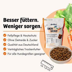 Trockenfutter SkinHero - Fellpflege & Parasitenabwehr