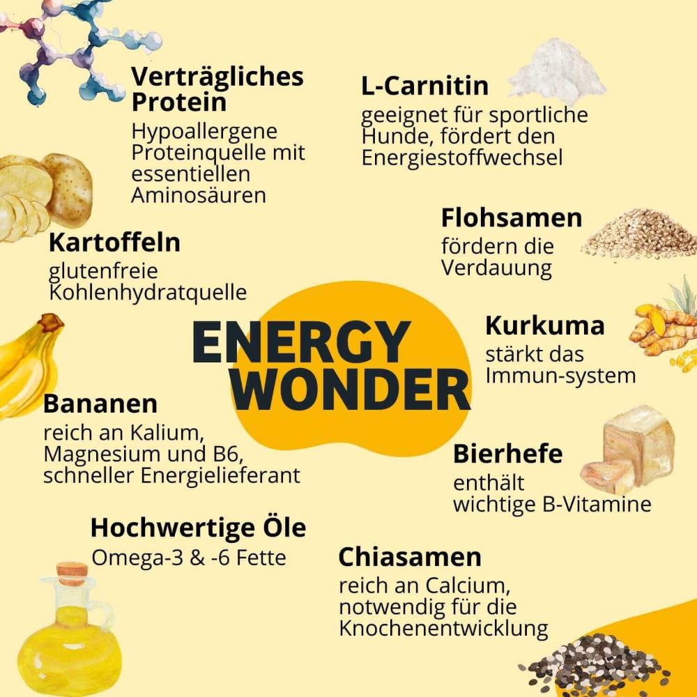 Zutaten EnergyWonder Hundefutter